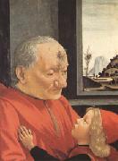 Portrait of an Old Man with a Young Boy (mk05) Domenico Ghirlandaio